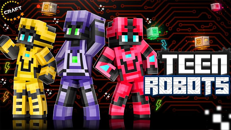 Teen Robots on the Minecraft Marketplace by The Craft Stars Teen Robots on the Minecraft Marketplace by The Craft Stars