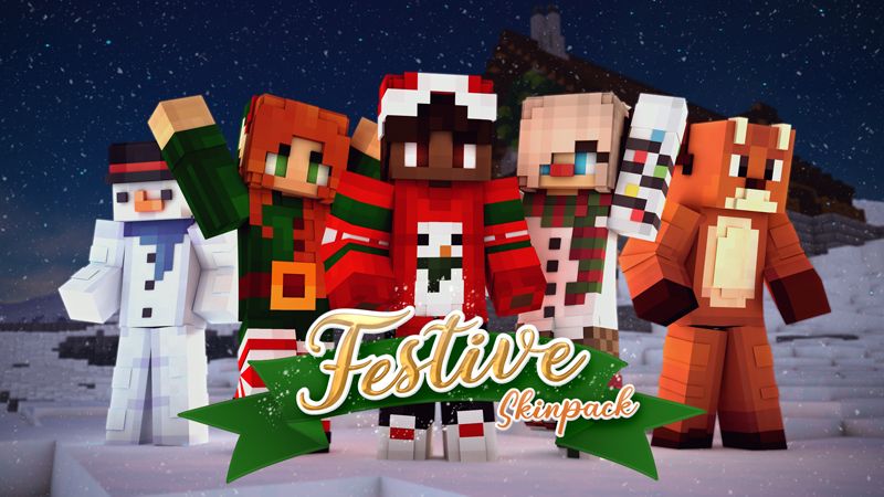 Festive Skin Pack on the Minecraft Marketplace by Galaxite
