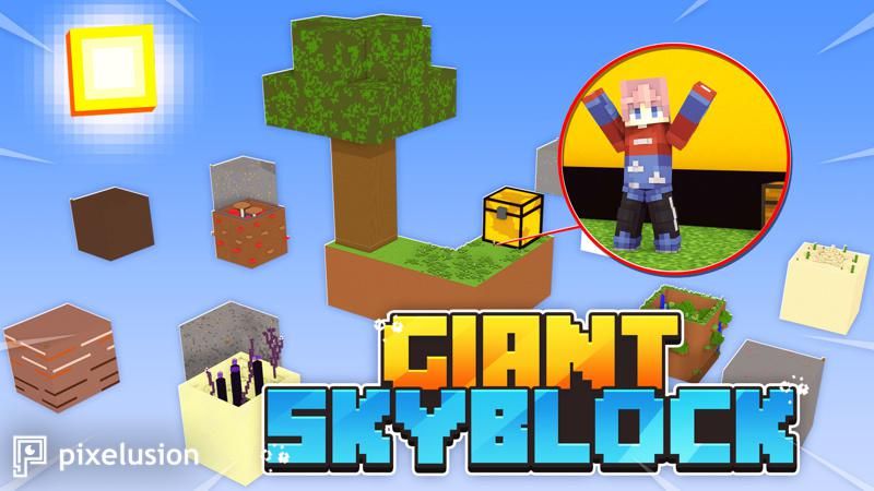 Giant Skyblock on the Minecraft Marketplace by Pixelusion