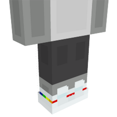 White  Rainbow Shoes on the Minecraft Marketplace by DigiPort
