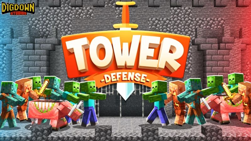 Tower Defense on the Minecraft Marketplace by Dig Down Studios Tower Defense on the Minecraft Marketplace by Dig Down Studios