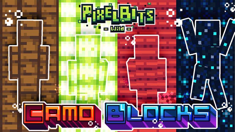 Wild Camo Blocks Pixel Bits on the Minecraft Marketplace by Ninja Squirrel Gaming Wild Camo Blocks Pixel Bits on the Minecraft Marketplace by Ninja Squirrel Gaming