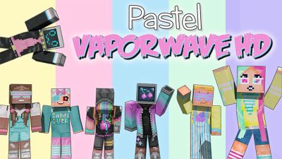 Pastel Vaporwave HD on the Minecraft Marketplace by Lifeboat