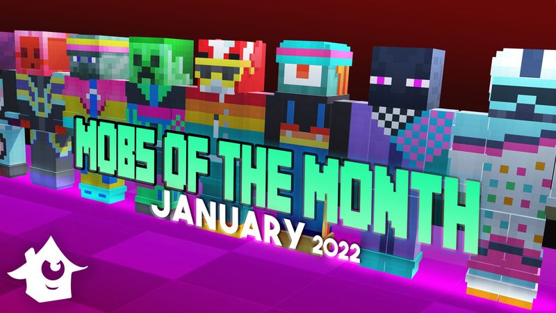 January Mobs of the Month 2022 on the Minecraft Marketplace by House of How