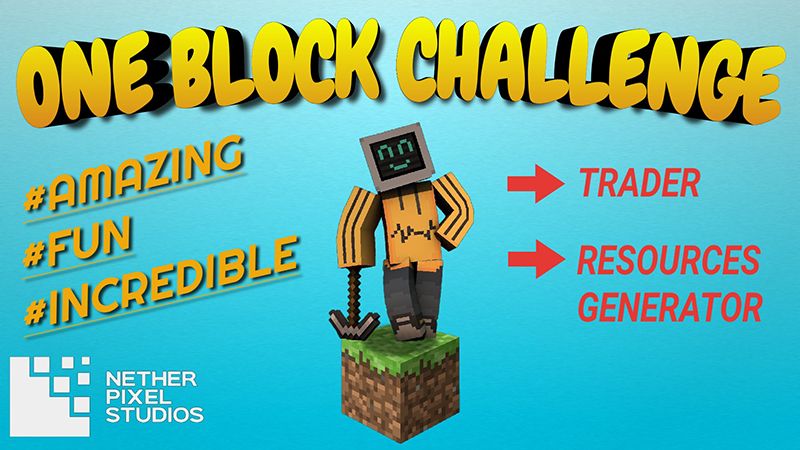 One Block Challenge on the Minecraft Marketplace by Netherpixel One Block Challenge on the Minecraft Marketplace by Netherpixel
