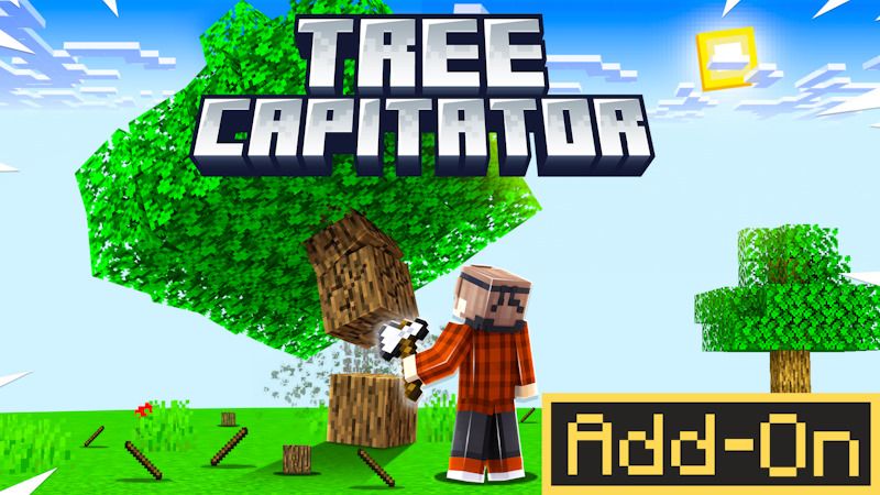 TreeCapitator AddOn on the Minecraft Marketplace by Hielke Maps