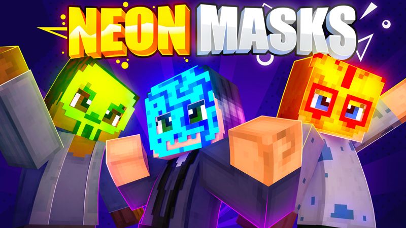 Neon Masks on the Minecraft Marketplace by GoE-Craft Neon Masks on the Minecraft Marketplace by GoE-Craft
