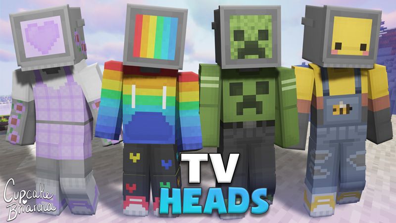 TV Heads HD Skin Pack on the Minecraft Marketplace by CupcakeBrianna