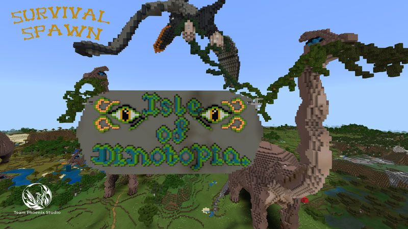 Isle Of Dinotopia on the Minecraft Marketplace by Team Phoenix Studio