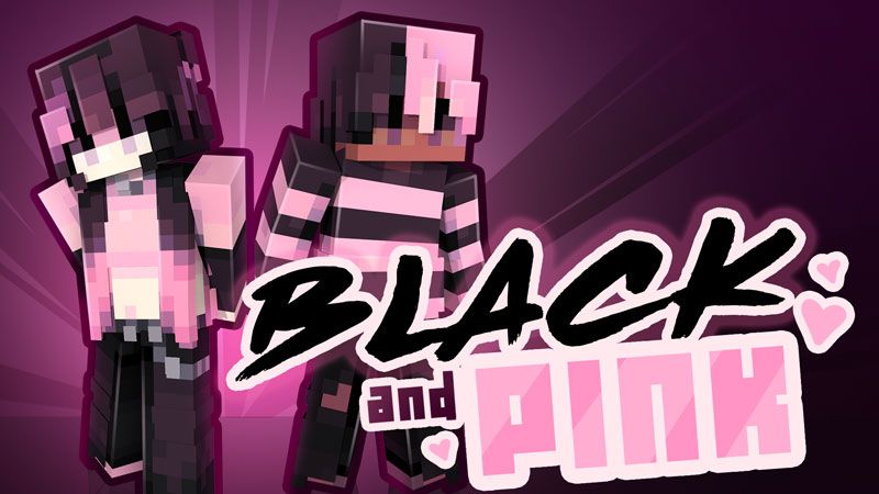Black and Pink Teens on the Minecraft Marketplace by Ninja Squirrel Gaming