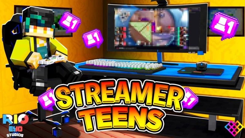 Streamer Teens on the Minecraft Marketplace by Rainbow Theory Streamer Teens on the Minecraft Marketplace by Rainbow Theory
