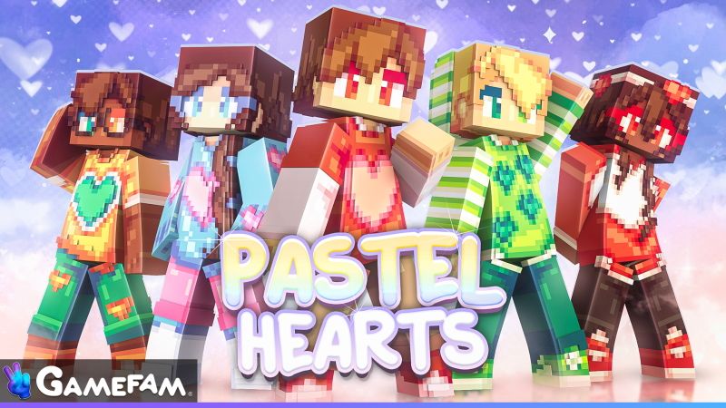 Pastel Hearts on the Minecraft Marketplace by Gamefam