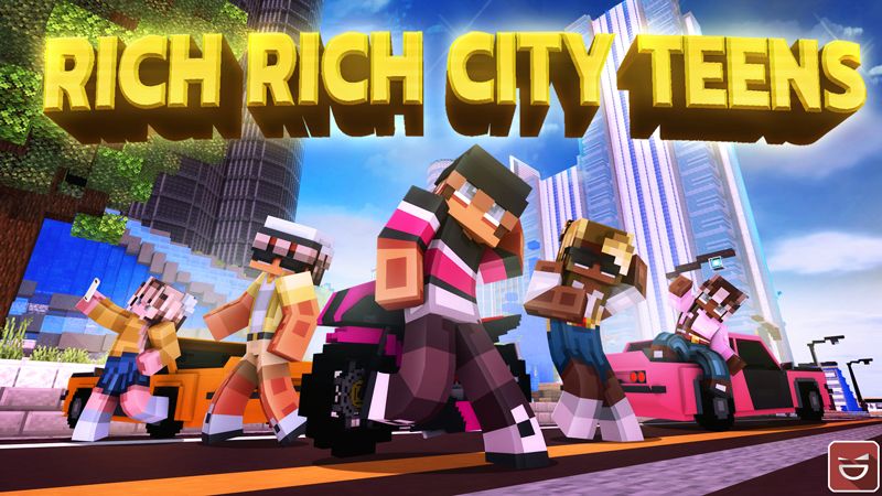 Rich Rich City Teens on the Minecraft Marketplace by Giggle Block Studios Rich Rich City Teens on the Minecraft Marketplace by Giggle Block Studios