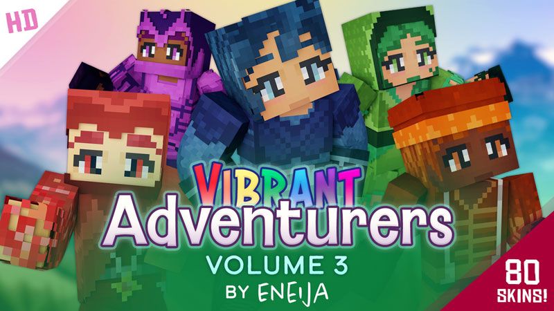 Vibrant Adventurers Volume 3 on the Minecraft Marketplace by Eneija Vibrant Adventurers Volume 3 on the Minecraft Marketplace by Eneija