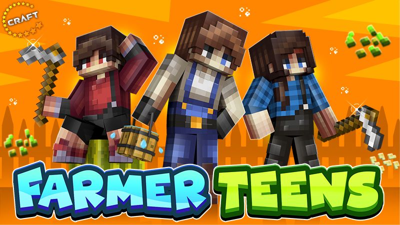 Farmer Teens on the Minecraft Marketplace by The Craft Stars Farmer Teens on the Minecraft Marketplace by The Craft Stars