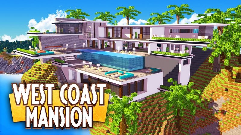 West Coast Mansion on the Minecraft Marketplace by Nitric Concepts West Coast Mansion on the Minecraft Marketplace by Nitric Concepts