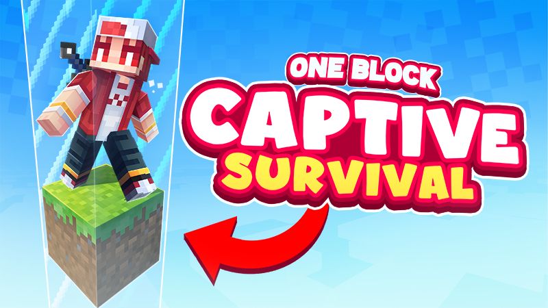 SURVIVAL BUT CAPTIVE ONE BLOCK on the Minecraft Marketplace by Mythicus