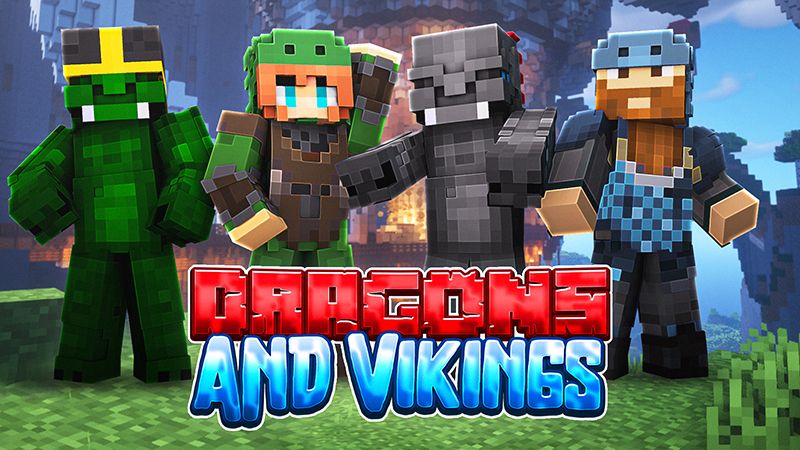 Dragons and Vikings on the Minecraft Marketplace by Sapphire Studios Dragons and Vikings on the Minecraft Marketplace by Sapphire Studios