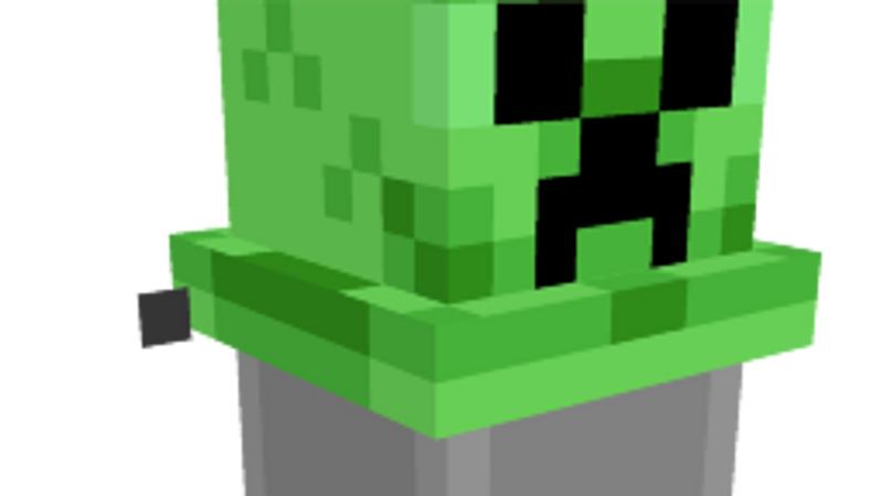 Creeper Top Hat on the Minecraft Marketplace by Gamefam