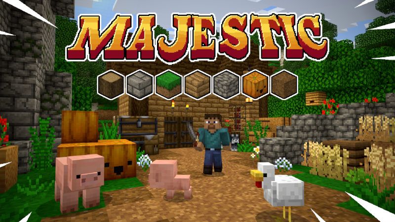 Majestic Texture Pack on the Minecraft Marketplace by Tomaxed