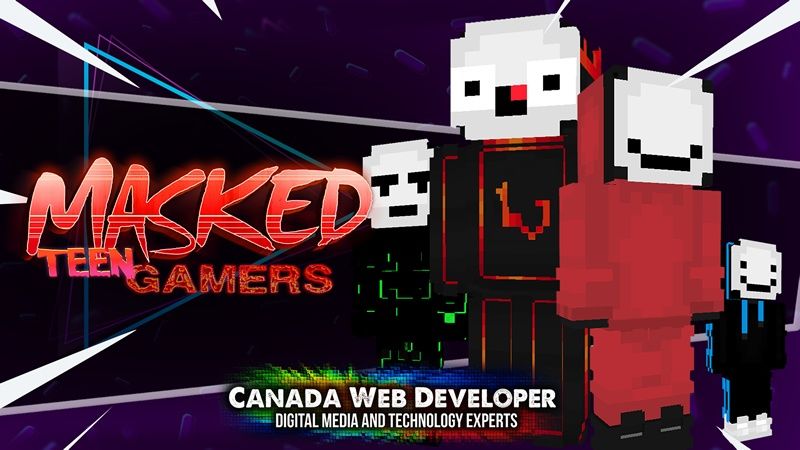 MASKED TEEN GAMERS on the Minecraft Marketplace by CanadaWebDeveloper