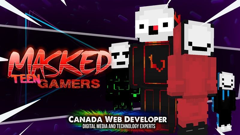 MASKED TEEN GAMERS on the Minecraft Marketplace by CanadaWebDeveloper MASKED TEEN GAMERS on the Minecraft Marketplace by CanadaWebDeveloper