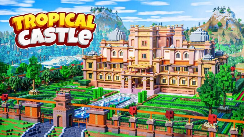 Tropical Castle on the Minecraft Marketplace by CrackedCubes