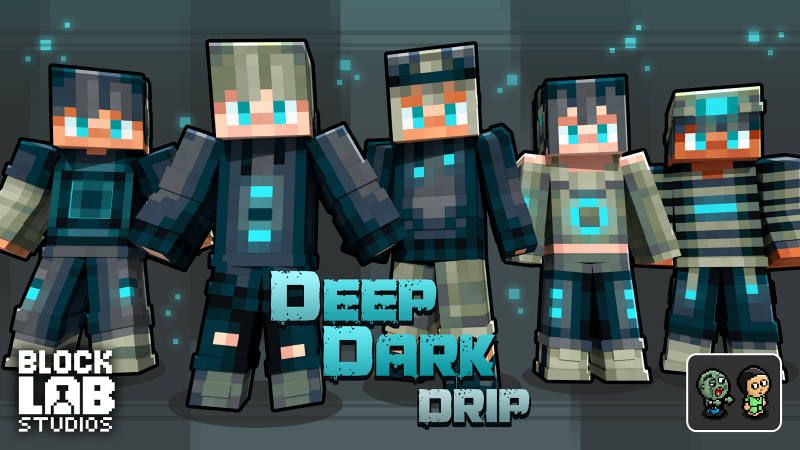 Deep Dark Drip on the Minecraft Marketplace by BLOCKLAB Studios Deep Dark Drip on the Minecraft Marketplace by BLOCKLAB Studios