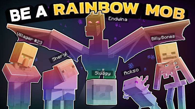 Be a Rainbow Mob on the Minecraft Marketplace by ASCENT