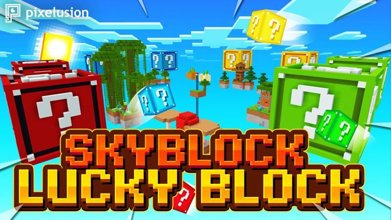 Skyblock Lucky Block on the Minecraft Marketplace by Pixelusion
