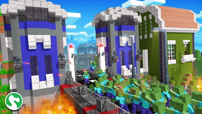 Protect your base with this laser defense tower in Minecraft