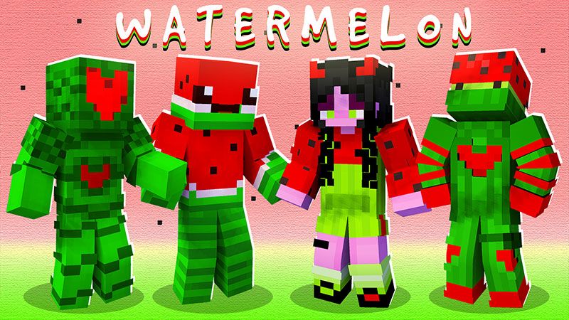 Watermelon By The Lucky Petals Minecraft Skin Pack Minecraft Marketplace