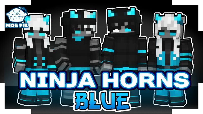 Ninja Horns Blue on the Minecraft Marketplace by Mob Pie