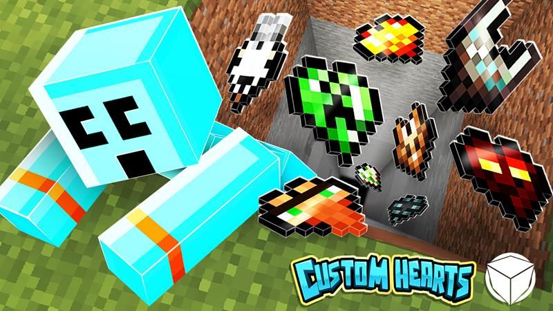 Craftee Custom Hearts on the Minecraft Marketplace by Logdotzip