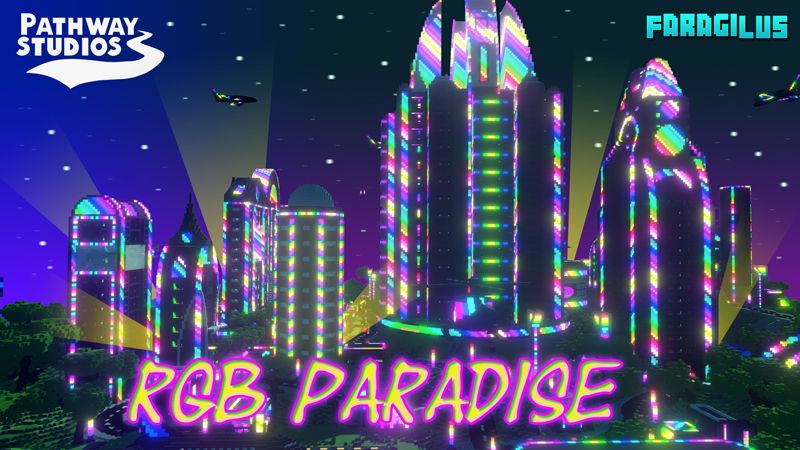 RGB Paradise on the Minecraft Marketplace by Pathway Studios RGB Paradise on the Minecraft Marketplace by Pathway Studios