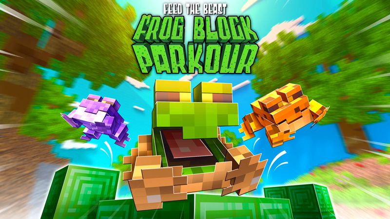 Frog Block Parkour on the Minecraft Marketplace by FTB