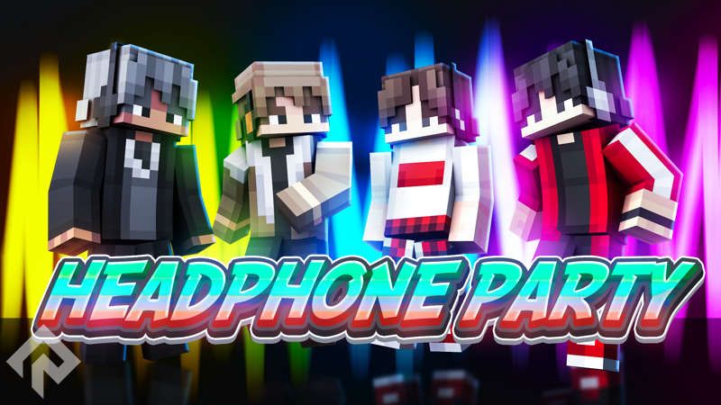 Headphone Party on the Minecraft Marketplace by RareLoot Headphone Party on the Minecraft Marketplace by RareLoot