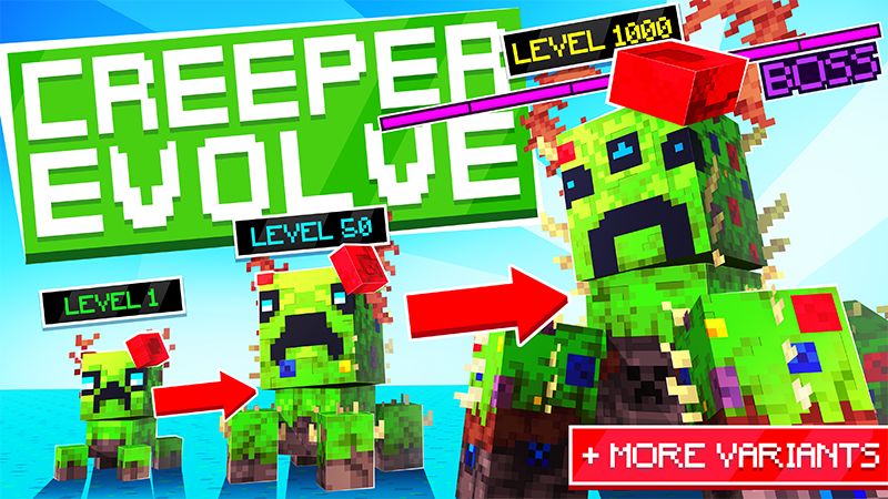 CREEPER EVOLVE on the Minecraft Marketplace by Kreatik Studios