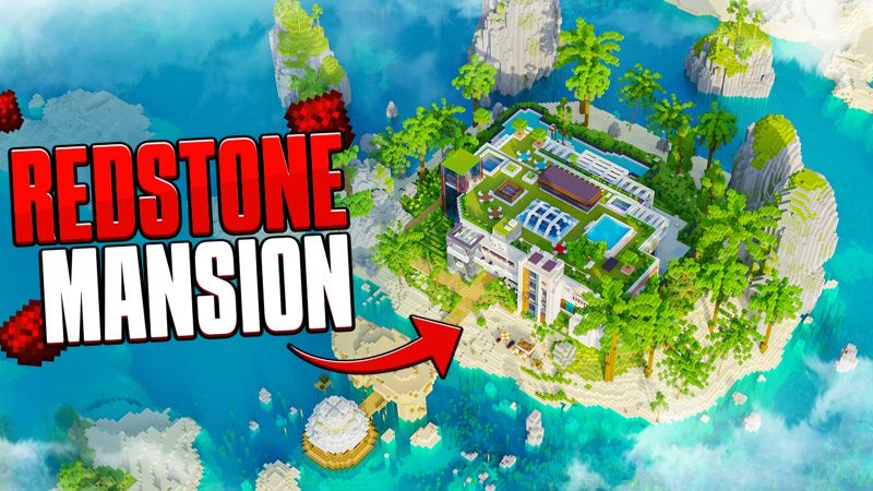Redstone Mansion on the Minecraft Marketplace by Pixell Studio Redstone Mansion on the Minecraft Marketplace by Pixell Studio