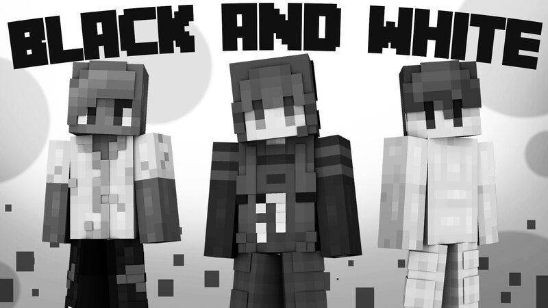 Black And White on the Minecraft Marketplace by Mine-North Black And White on the Minecraft Marketplace by Mine-North
