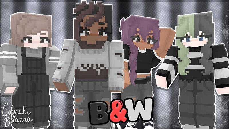 BW HD Skin Pack on the Minecraft Marketplace by CupcakeBrianna