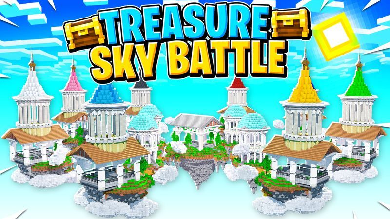 Treasure Sky Battle on the Minecraft Marketplace by 5 Frame Studios
