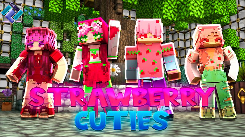 Strawberry Cuties on the Minecraft Marketplace by PixelOneUp Strawberry Cuties on the Minecraft Marketplace by PixelOneUp
