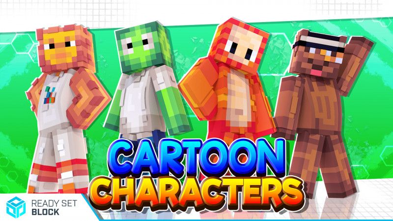 Cartoon Characters on the Minecraft Marketplace by Ready, Set, Block! Cartoon Characters on the Minecraft Marketplace by Ready, Set, Block!