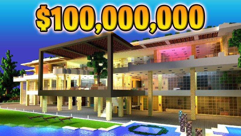 Millionaire Party Mansion on the Minecraft Marketplace by 4KS Studios