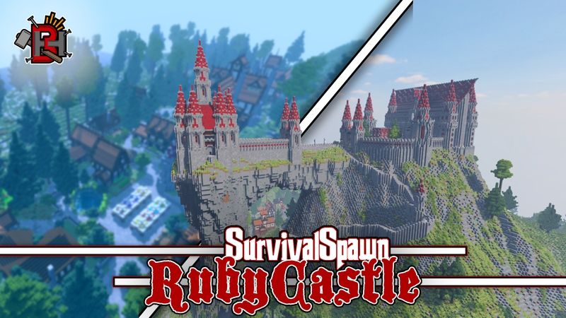 Ruby Castle on the Minecraft Marketplace by Builders Horizon