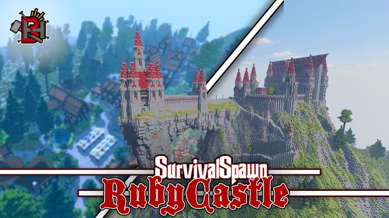 Ruby Castle on the Minecraft Marketplace by Builders Horizon Ruby Castle on the Minecraft Marketplace by Builders Horizon
