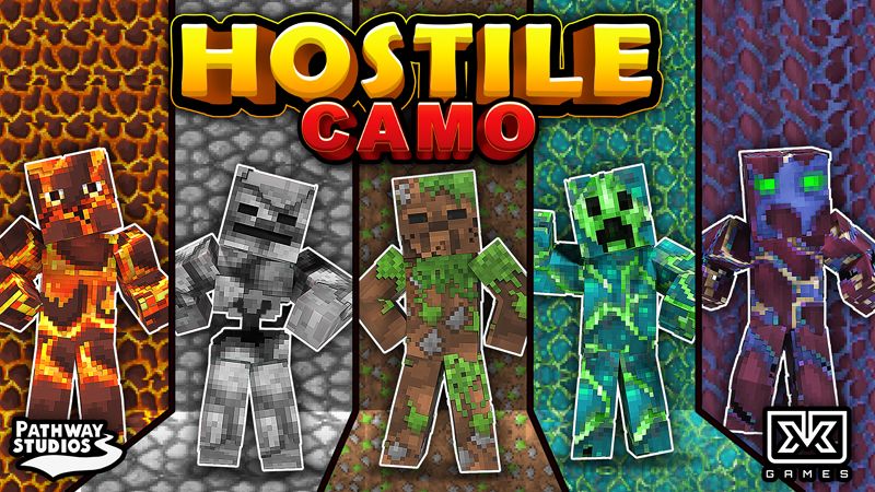 Hostile Camo on the Minecraft Marketplace by Pathway Studios Hostile Camo on the Minecraft Marketplace by Pathway Studios