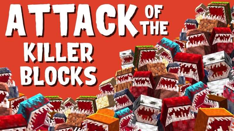 Attack of the Killer Blocks on the Minecraft Marketplace by Dig Down Studios Attack of the Killer Blocks on the Minecraft Marketplace by Dig Down Studios