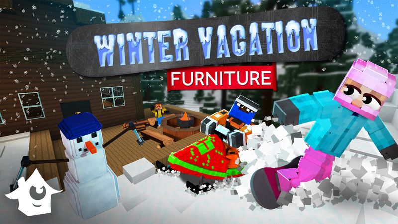 Winter Vacation Furniture on the Minecraft Marketplace by House of How Winter Vacation Furniture on the Minecraft Marketplace by House of How